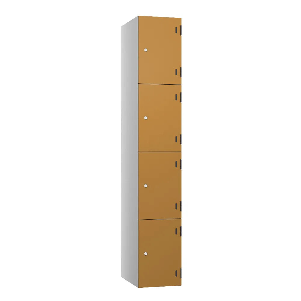 Shield SGL GL24 4-Door Locker - Pearl Silver & Mustard