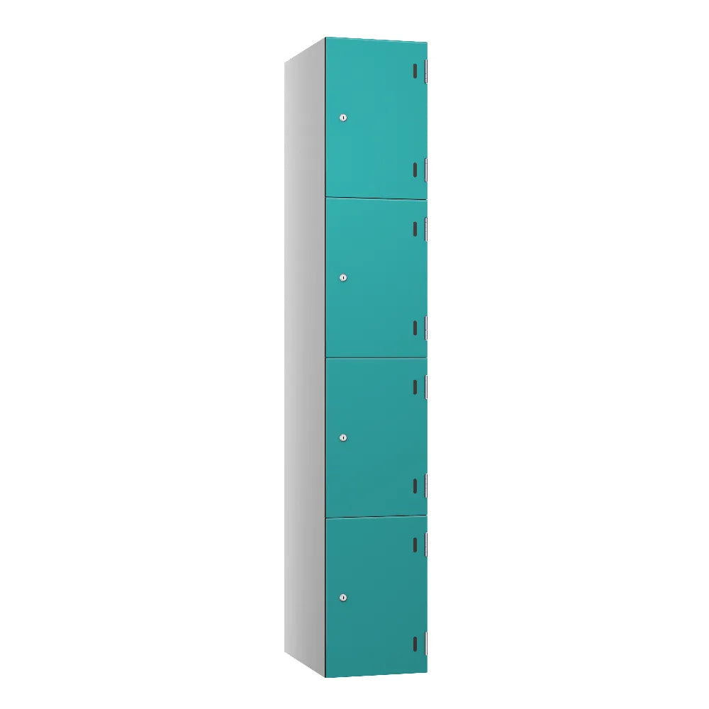 Shield SGL GL24 4-Door Locker - Pearl Silver & Peacock