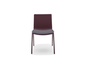 Shila A Frame Conference Chair With Purple Finish And Grey Cushion