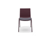 Shila A Frame Conference Chair With Purple Finish And Grey Cushion