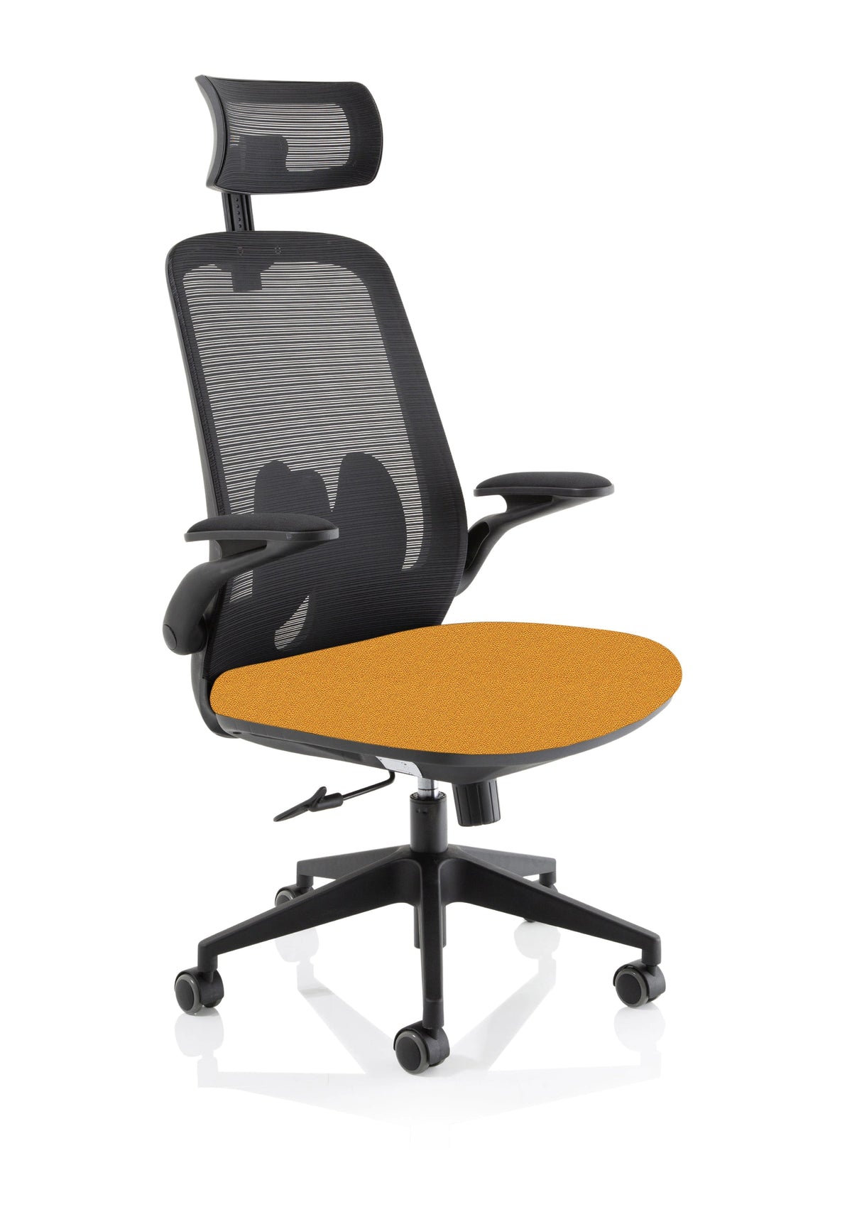 Sigma Executive Mesh Chair With Folding Arms KCUP2028 1