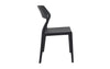 Snow Dining Chair Black Side View