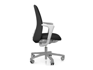 Sofi 7300 In Silver Metal With Plastic Armrest And Slideback 2
