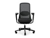 Hag Sofi 7500 Ergonomic Chair In Black Metal With Plastic Armrest And Slideback