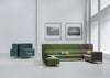 Softbox 2 Seat Sofa With Armrest And Wall   Model 21W 6