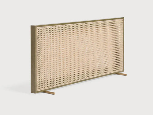 Solo T Rattan Desk Screen
