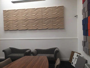 Soundtect Wave 3D Sound Absorbing Acoustic Wall Panel - Radius Office Ltd. (IE)