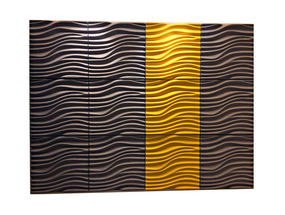 Soundtect Recycled Wave Wall Acoustic Panel