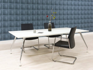 Spacestor Circa Table 2 With Black Office Chair