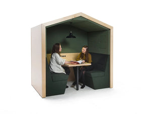 Spacestor Railway Carriage Wooden Framed Acoustic Meeting Pod 2
