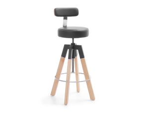 Spin 2 Bar Stool with Footrest 5