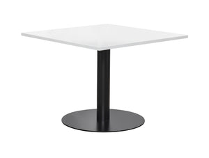 Square Dining Black Table 1000mm