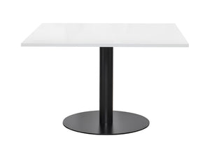 Square Dining Black Table 1200mm 2