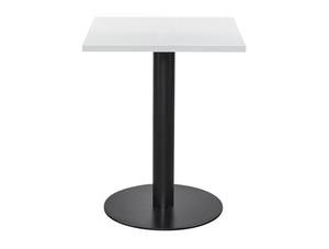 Square Dining Black Table 600mm 4