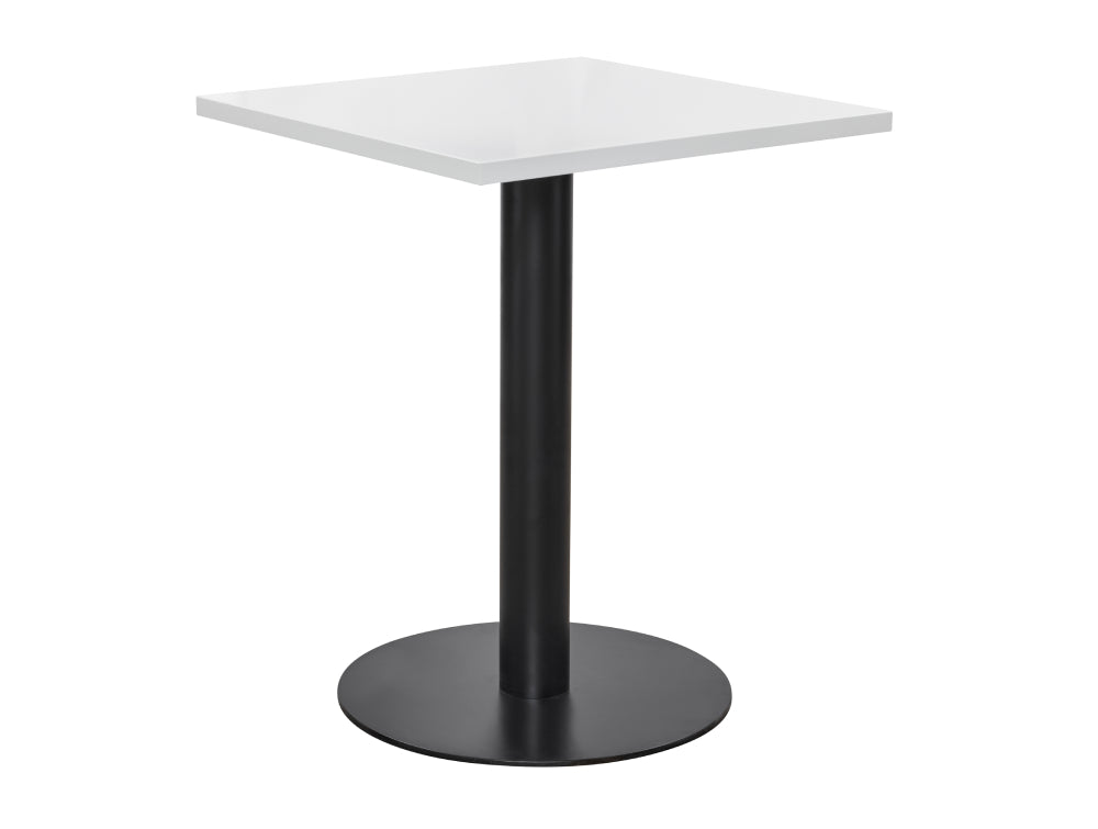 Square Dining Black Table 600mm