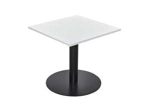 Square Dining Black Table 800mm 3