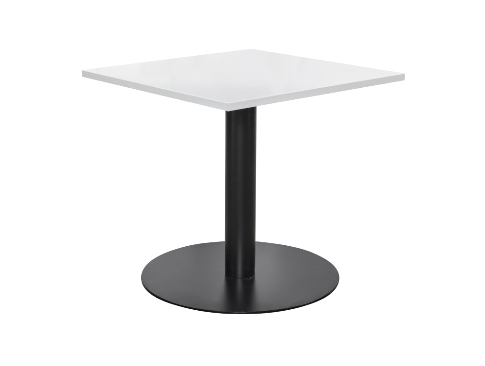 Square Dining Black Table 800mm