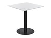 Square Poseur Black Table 1000mm 2