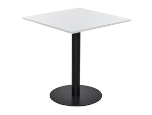 Square Poseur Black Table 1000mm 2