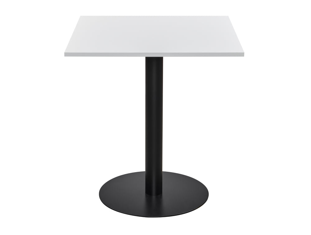 Square Poseur Black Table 1000mm 4