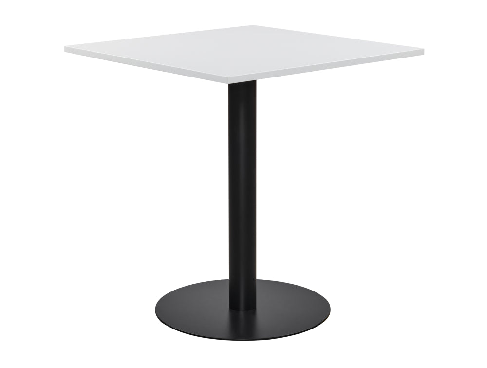 Square Poseur Black Table 1000mm