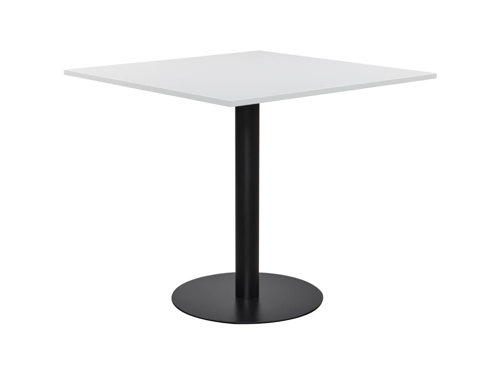 Square Poseur Black Table 1000mm