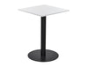 Square Poseur Black Table 800mm 2