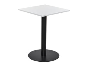 Square Poseur Black Table 800mm 2
