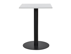 Square Poseur Black Table 800mm 3