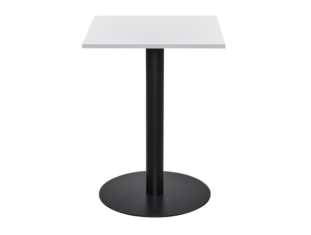 Square Poseur Black Table 800mm 4