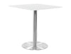 Square Poseur Brushed Steel Table 1000mm 3