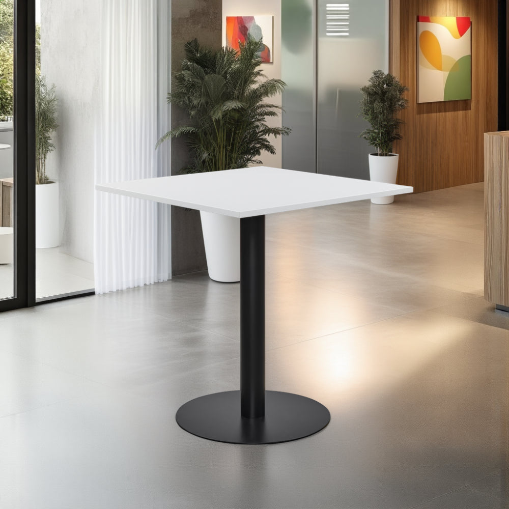 Square Top Poseur Table with Indoor Plant in Breakout Setting