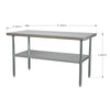 Stainless Steel Workbench 1.5m AP1560SS 2