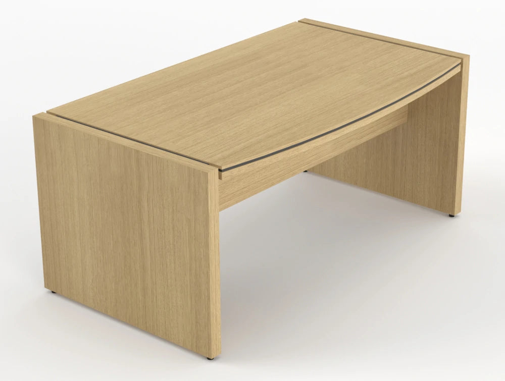 Status Executive Desk Canadian Oak Finish 1700Mm