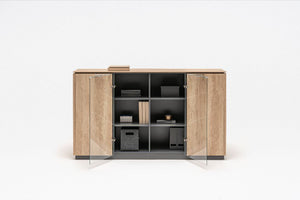 Status Executive Low Storage with Glass Doors 4