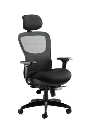 Stealth Shadow High Mesh Back Ergonomic Posture Chair With Arms KC0158 3