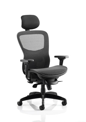 Stealth Shadow High Mesh Back Ergonomic Posture Chair With Arms KC0159 2