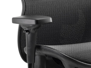 Stealth Shadow High Mesh Back Ergonomic Posture Chair With Arms KC0159 3