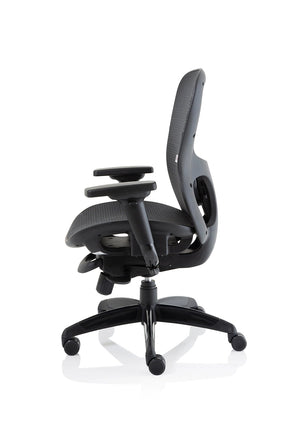 Stealth Shadow High Mesh Back Ergonomic Posture Chair With Arms PO000021 6