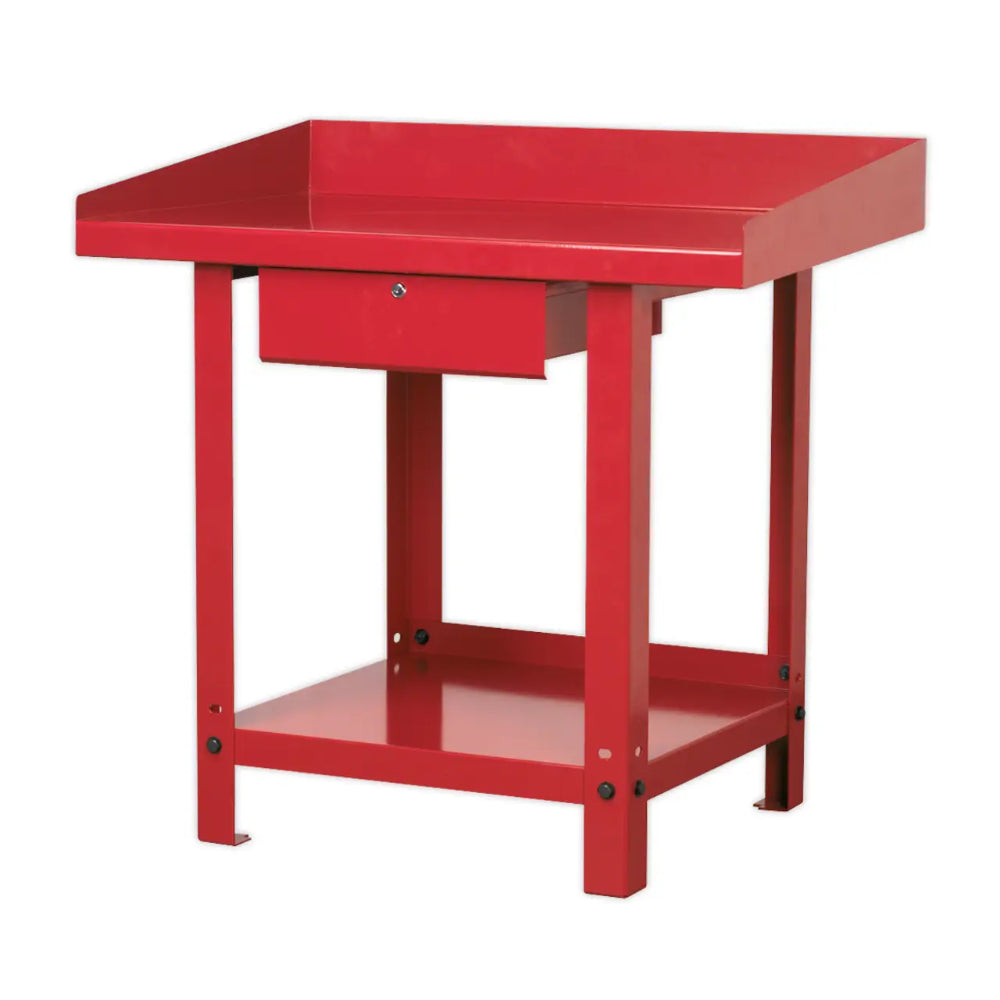 Steel Workbench with Drawer 1m