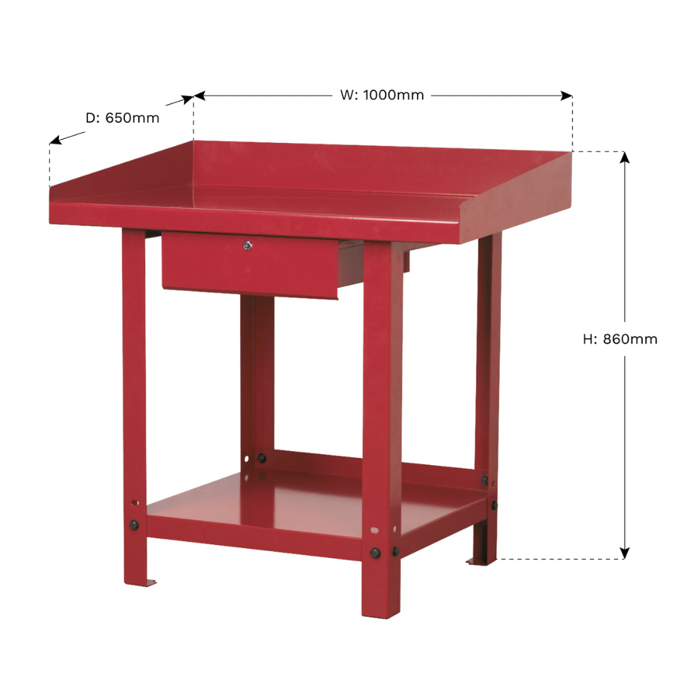 Steel Workbench with Drawer 1m AP1010 2