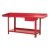 Steel Workbench with Drawer 2m with Tray-Style Top