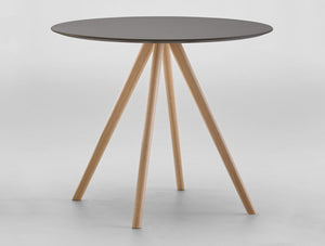 Stiks Wooden Top Round Coffee Table 2