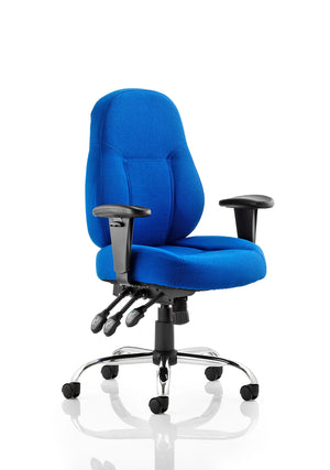 Storm High Back Task Operator Office Chair With Arms OP000128 1