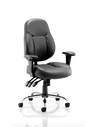 Storm High Back Task Operator Office Chair With Arms OP000129 1