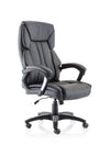 Stratford High Back Black Leather Look Chair EX000251 2