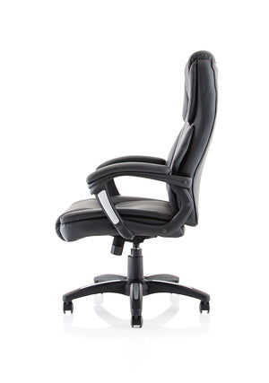 Stratford High Back Black Leather Look Chair EX000251 5
