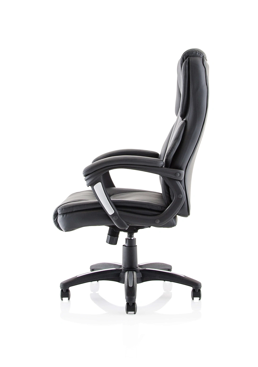 Stratford High Back Black Leather Look Chair EX000251 5