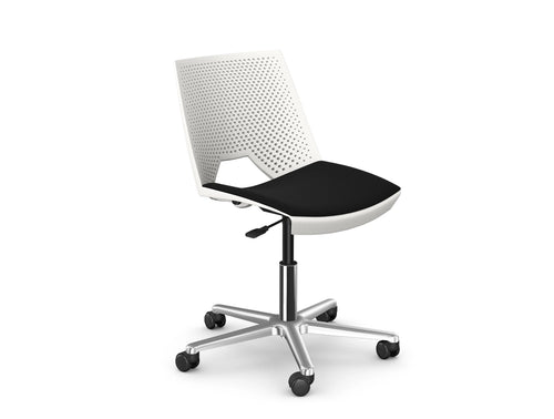Strike Height Adjustable Meeting Room Chair with 5 Star Base