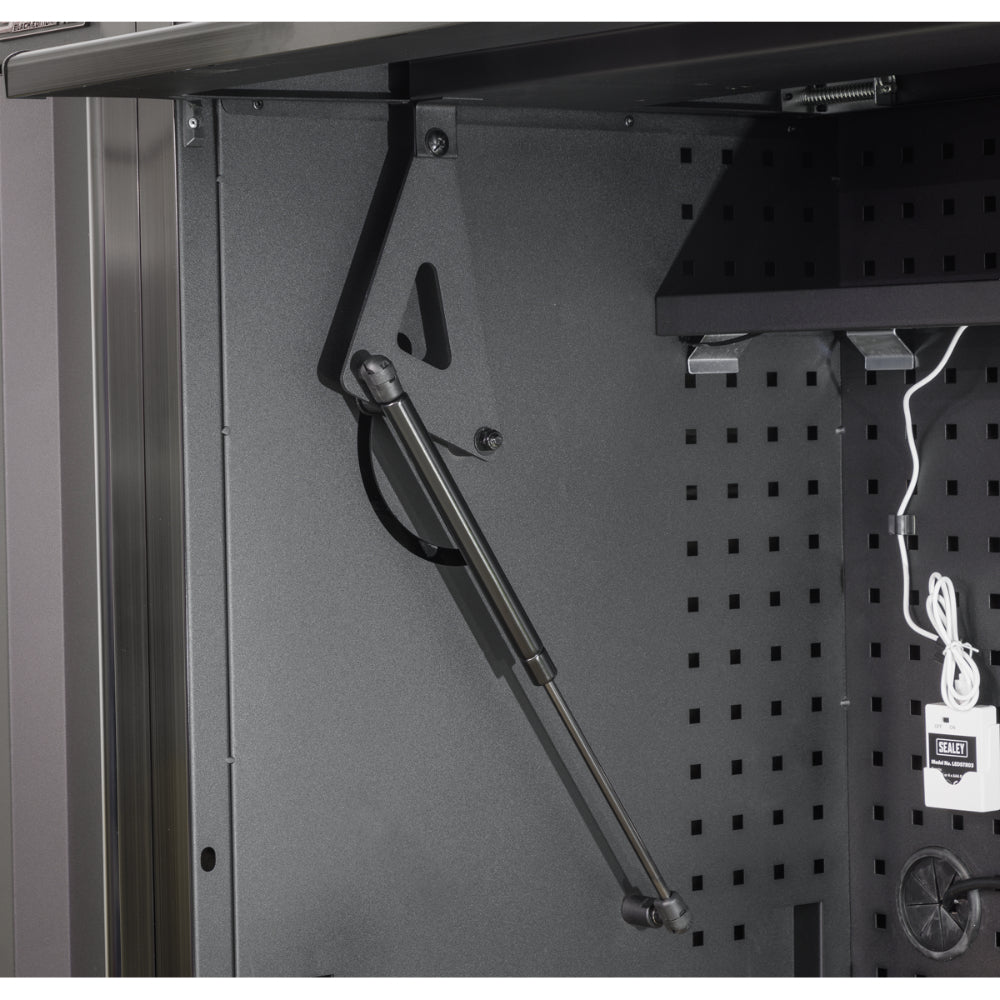 Superline PRO Black Edition Top Hutch and 2 Drawer Riser 1549mm AP6203BE 2